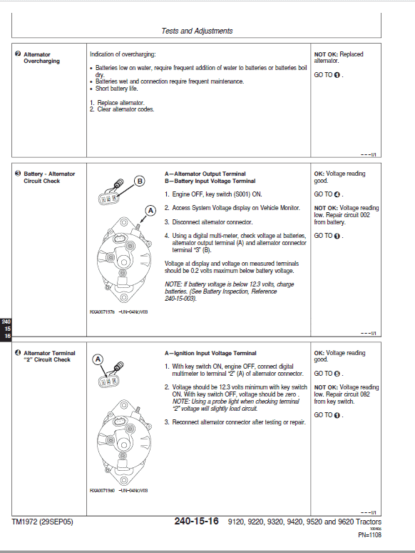 John Deere 9120, 9220, 9320 Tractors Repair Technical Manual Workshop Guide