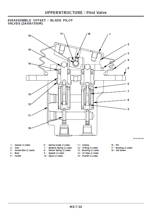 Hitachi ZX125US, ZX135US, ZX135UR Excavator Service Repair Manual Workshop Guide