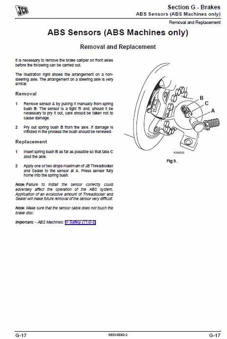 JCB 7000 Series Fastrac Service Manual Workshop Guide