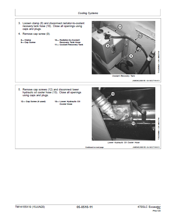 John Deere 470GLC Excavator Repair Technical Manual (SN. D473001-) Workshop Guide