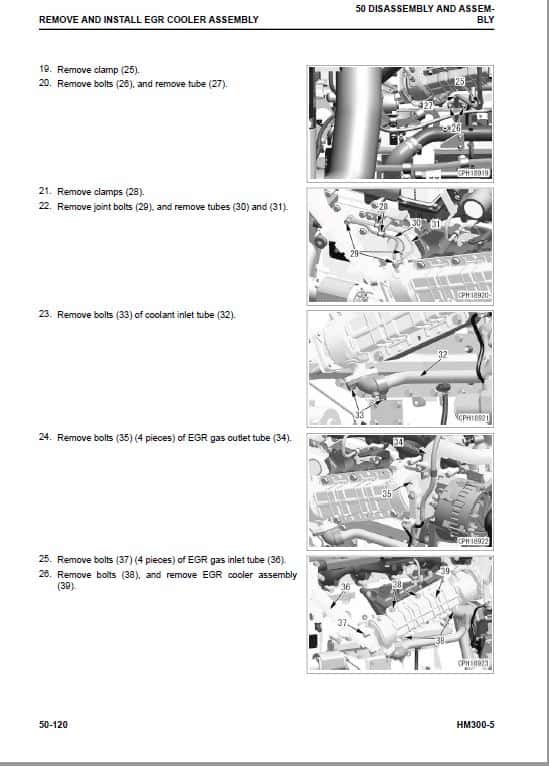 Komatsu HM300-5 Dump Truck Service Manual Workshop Guide