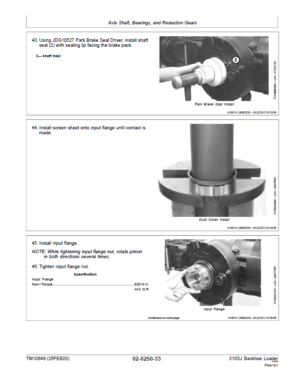 John Deere 310SJ Backhoe Loader Repair Technical Manual (S.N after 159760 – ) Workshop Guide