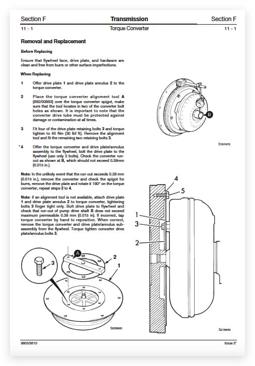 JCB 520-55, 526-55 RS and AWS Loadall Service Manual Workshop Guide