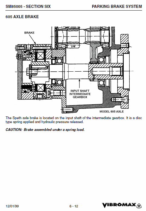 JCB Vibromax 405, 605, 606 Single Drum Roller Service Manual Workshop Guide