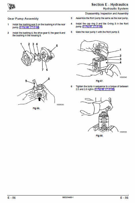 JCB 354, 360 Tractor Service Manual Workshop Guide