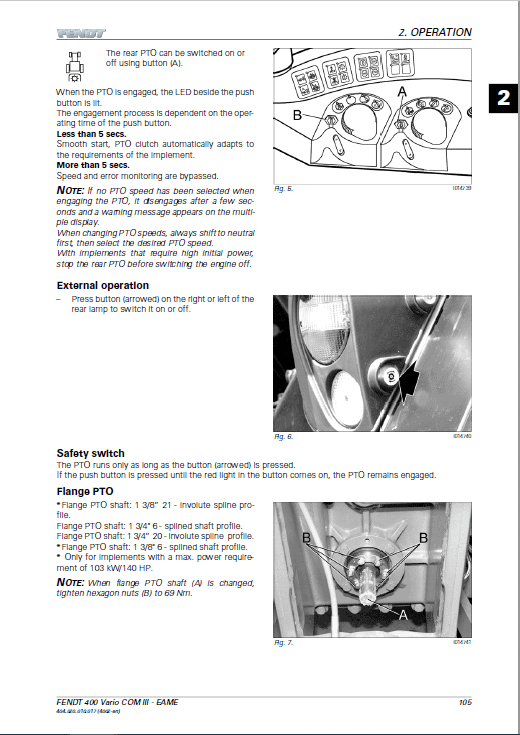 Fendt 411, 412, 413, 414, 415 Vario COM III Tractors Workshop Repair Manual Workshop Guide