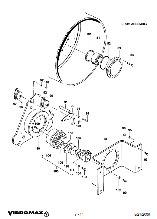 JCB Vibromax 752C Tandum Drum Roller Service Manual Workshop Guide