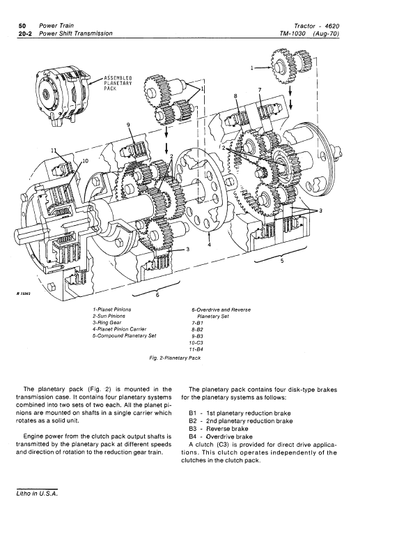 John Deere 4620 Tractor Repair Technical Manual Workshop Guide