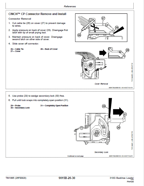 John Deere 310G Backhoe Loader Service Repair Manual Workshop Guide