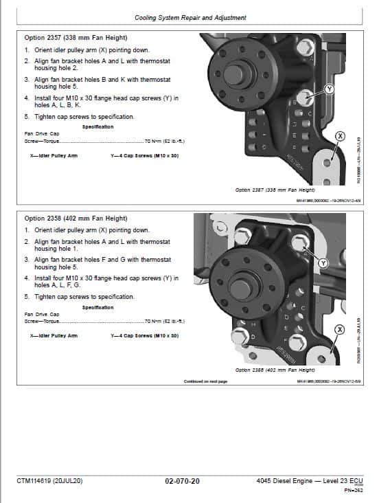 John Deere PowerTech 4045 Engine Level 23 ECU Component Technical Manual (CTM114619) Workshop Guide