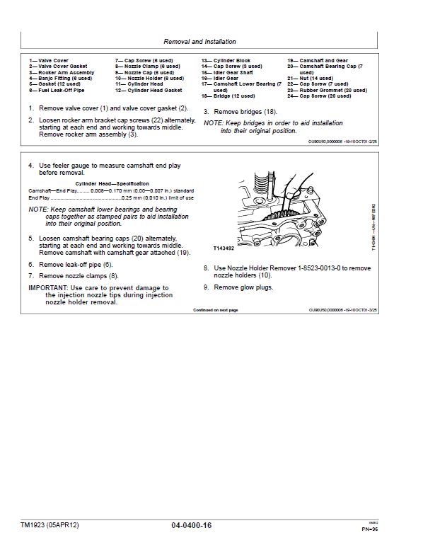 John Deere 600CLC, 800C Excavator Repair Technical Manual Workshop Guide