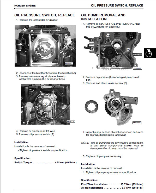 John Deere 1948GV, 1948HV, 2148HV, 2354HV, 2554HV Sabre Tractors Technical Manual Workshop Guide