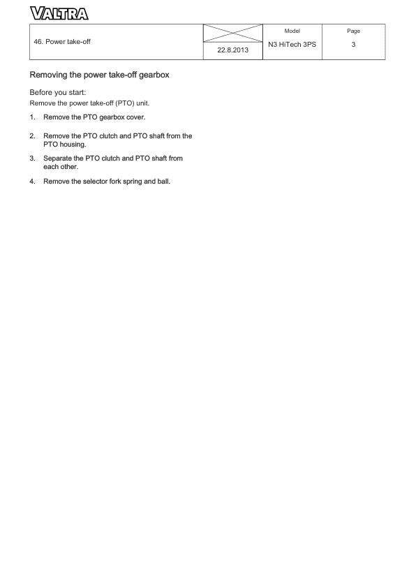 Valtra N103H3, N113H3, N123H3, N143H3 Tractor Service Repair Manual Workshop Guide