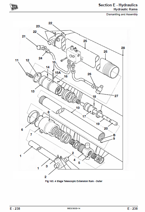 JCB Telescopic Handlers Loadalls 530-70 – 540-170 Series Service Manual Workshop Guide