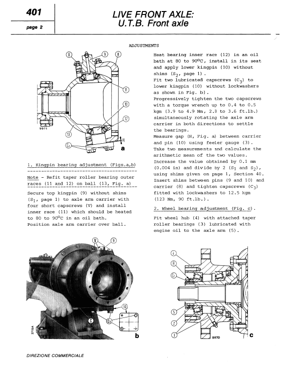 Fiat 450, 450DT Tractor Workshop Service Manual Workshop Guide