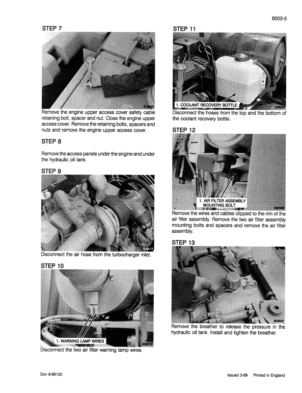 Case 1088 Excavator Service Manual Workshop Guide