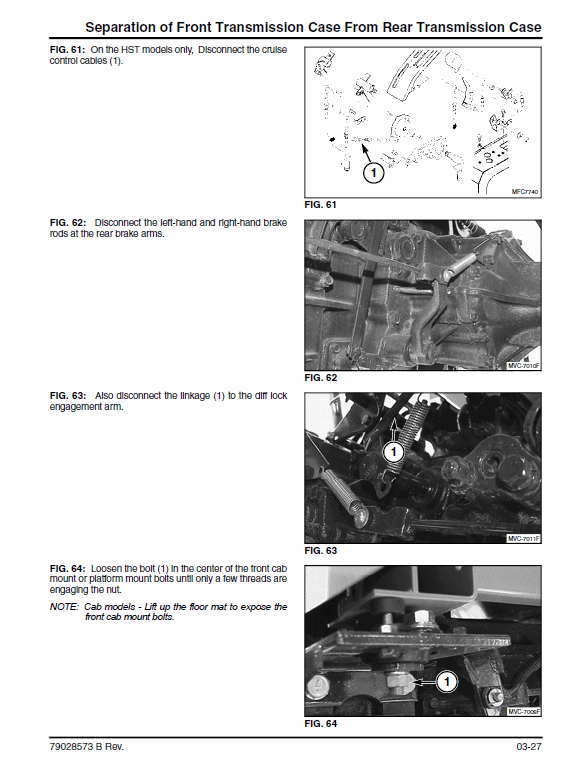 Challenger MT285, MT295 Tractor Service Manual Workshop Guide
