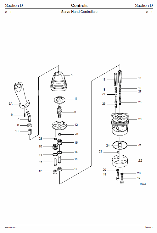 JCB 8027Z, 8032Z Mini Excavator Service Manual Workshop Guide