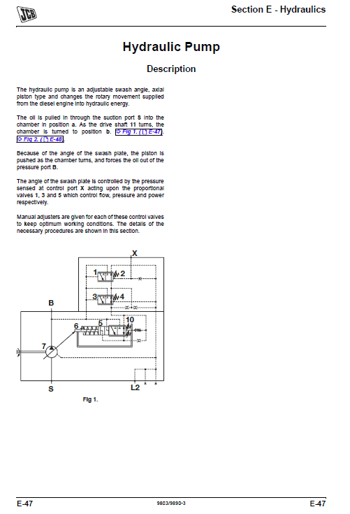 JCB 8055, 8065 Midi Excavator Service Manual Workshop Guide
