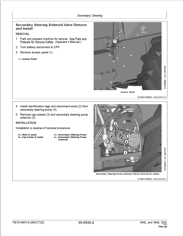 John Deere 848L, 948L Skidder Repair Manual (C666893 – C690813 & D679126 – D690813) Workshop Guide