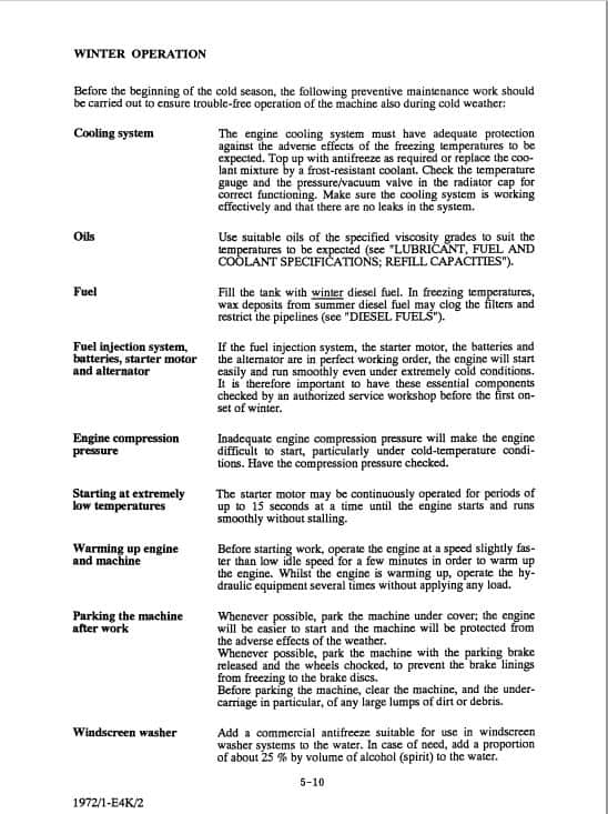 Komatsu 20F, 20FS Wheel Loader Service Manual Workshop Guide
