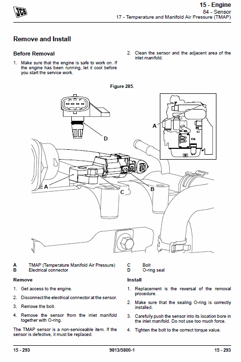 JCB 535-125, 535-140, 540-140, 540-170, 550-140, 550-170 Loadall Service Manual Workshop Guide
