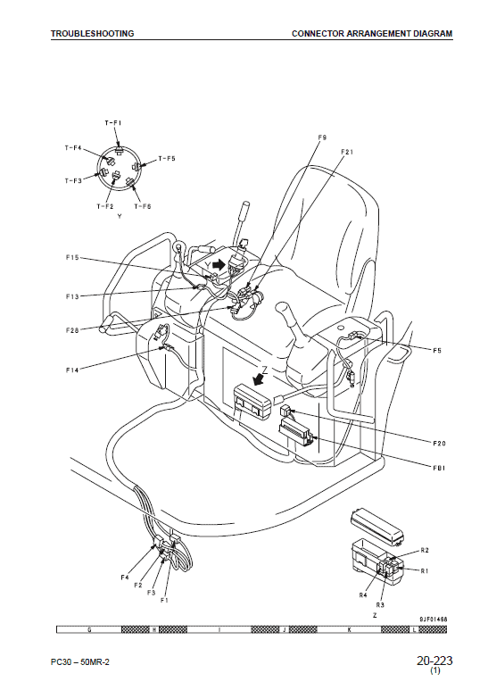 Komatsu PC27MR-2, PC30MR-2, PC35MR-2, PC40MR-2, PC50MR-2 Excavator Manual Workshop Guide