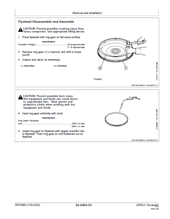 John Deere 225DLC Excavator Repair Technical Manual Workshop Guide