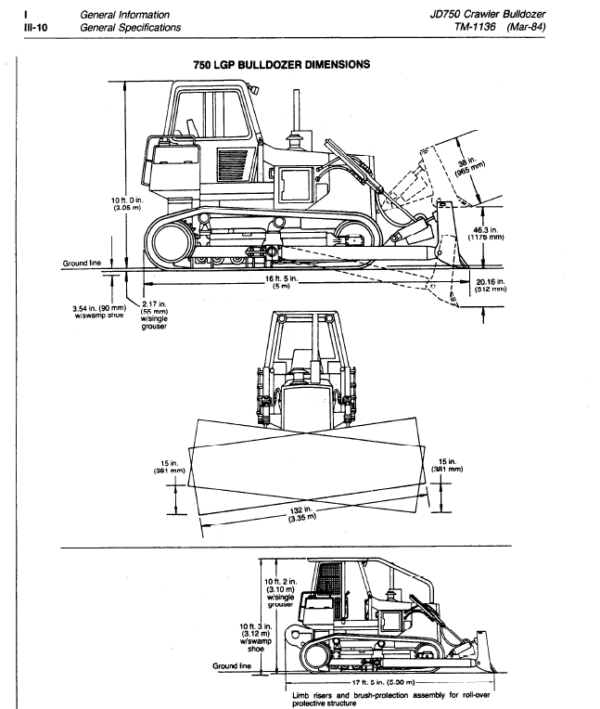 John Deere 750 Crawler Repair Technical  Manual (TM1136) Workshop Guide