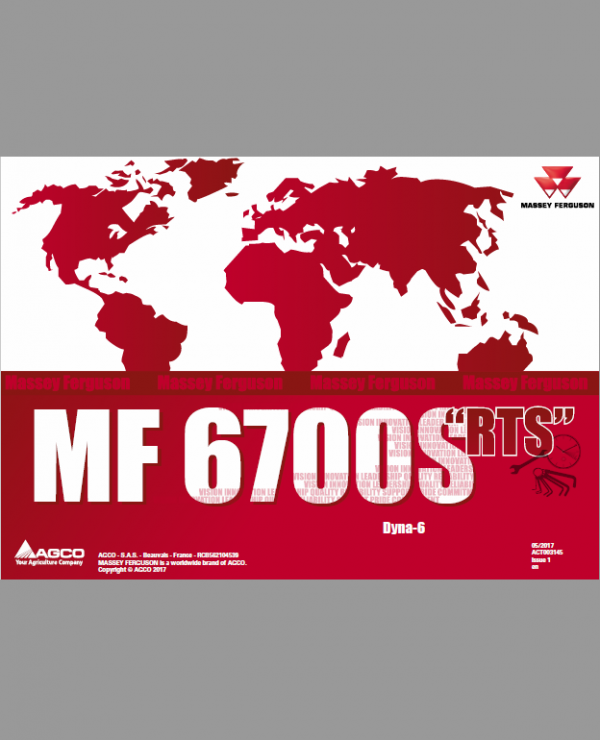 Massey Ferguson 6715S, 6716S, 6718S Tractor Service Manual Workshop Guide