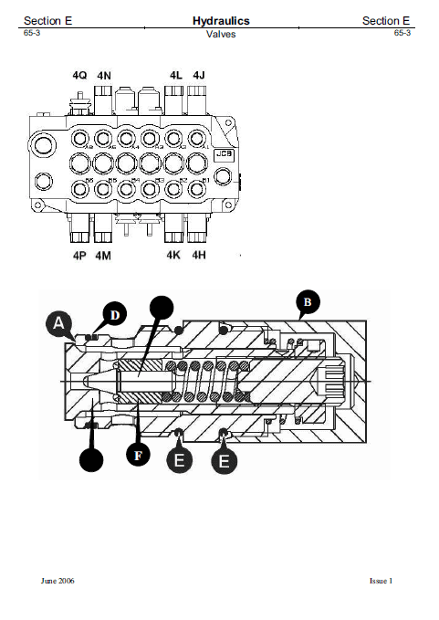 JCB 4DX Backhoe Loader Service Manual Workshop Guide