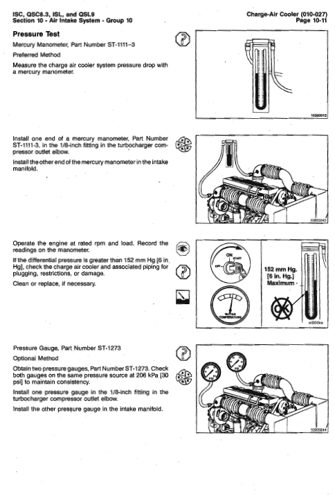 Cummins ISC, QSC8.3, ISL and QSL9 Engines Shop Service Manual Workshop Guide