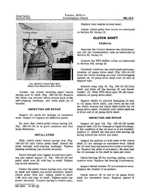 John Deere 5010-i Tractor Repair Technical Manual SM2051 Workshop Guide