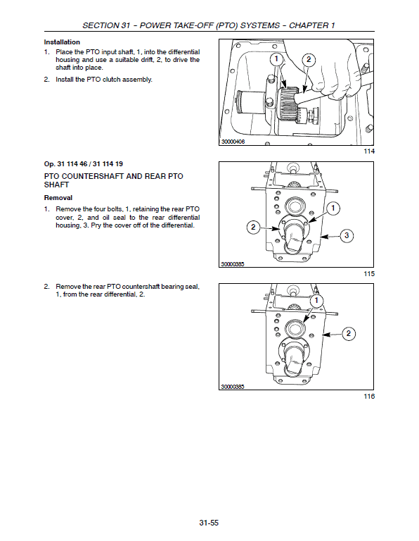 New Holland TC40DA, TC45A, TC45DA Tractor Service Manual Workshop Guide