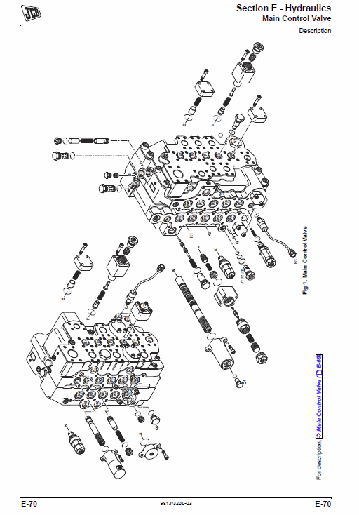 JCB JS115, JS130, JS145, JS160, JS180, JS190, JS200, JS210, JS220, JS235 Excavator Manual Workshop Guide
