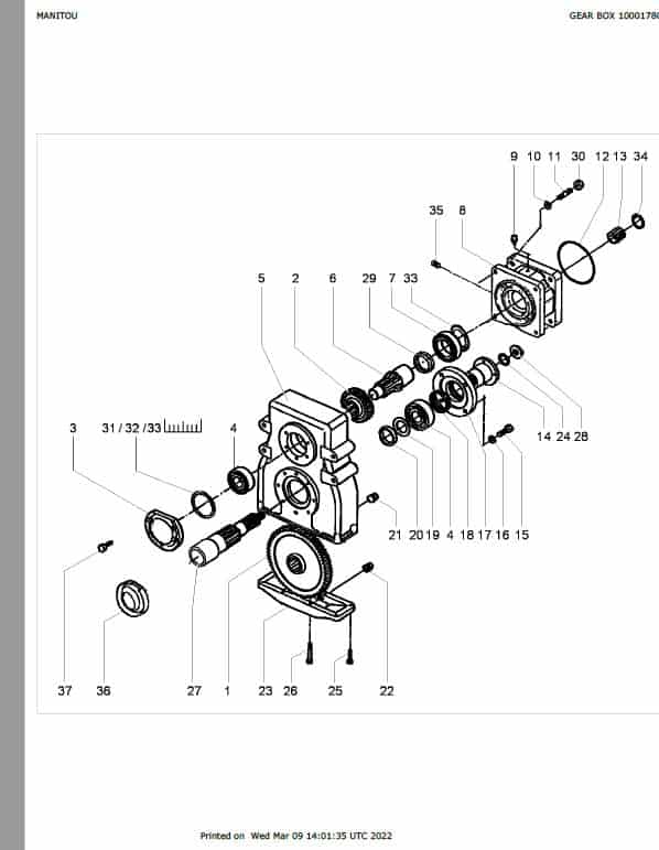 Gehl AWS36, AWS46 Wheel Steer Loader Repair Service Manual