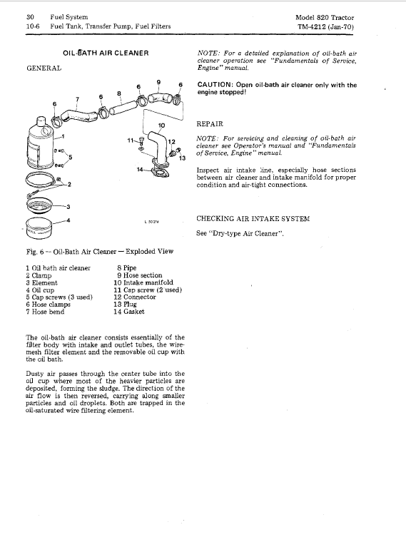 John Deere 820 Tractor Repair Technical Manual (S.N after 37000 -) Workshop Guide