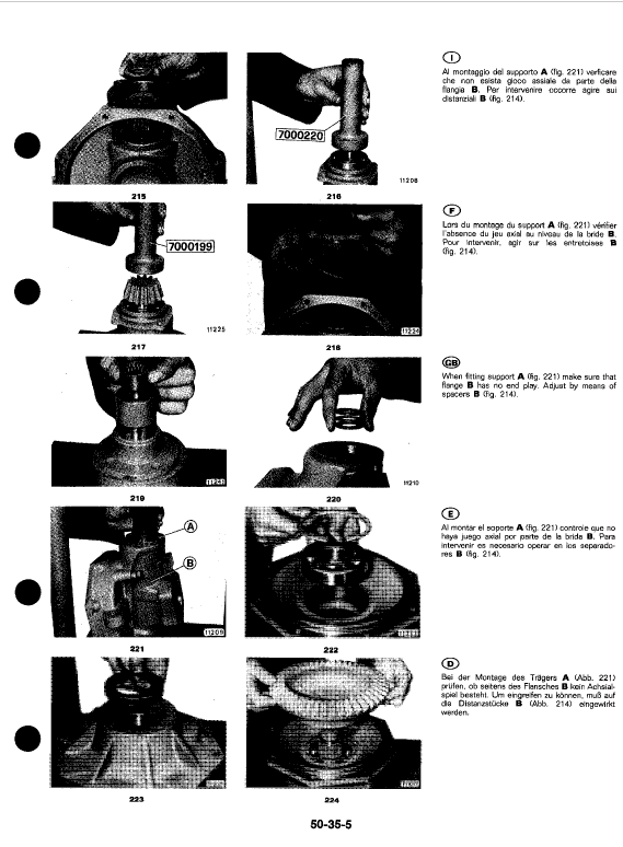 John Deere 1445F, 1745F, 1845F, 2345F Tractors Repair Technical Manual Workshop Guide