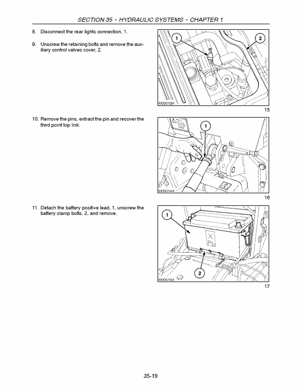 New Holland TK90A, TK90MA, TK100A Tractor Service Manual Workshop Guide