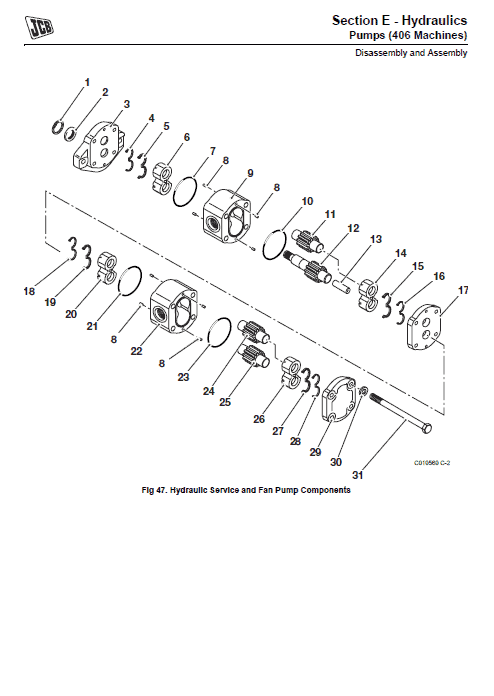 JCB 406, 409 Wheeled Loader Shovel Tier 2/3 Deutz Service Manual Workshop Guide
