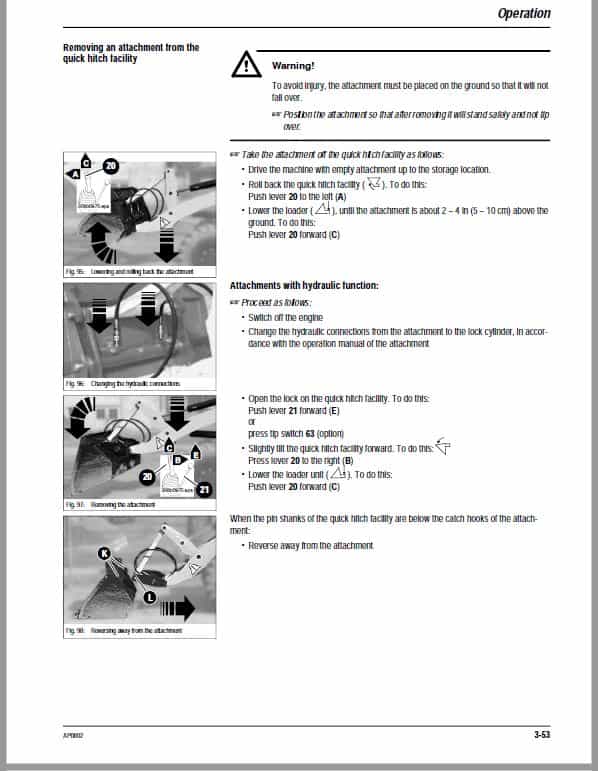 Gehl 418 Wheel Loader Operators and Parts Manual
