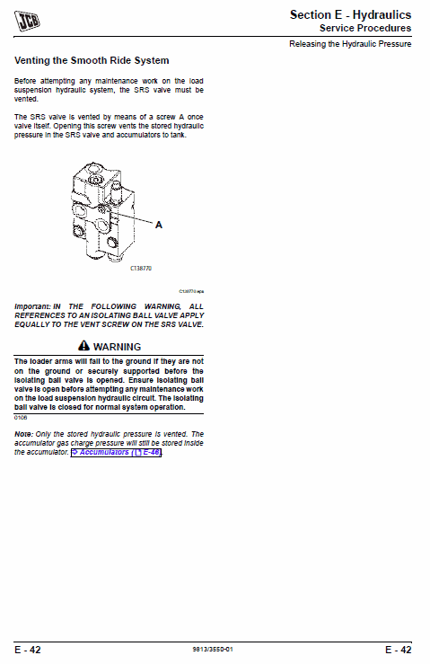 JCB 418S Wheeled Loader Shovel Service Manual Workshop Guide