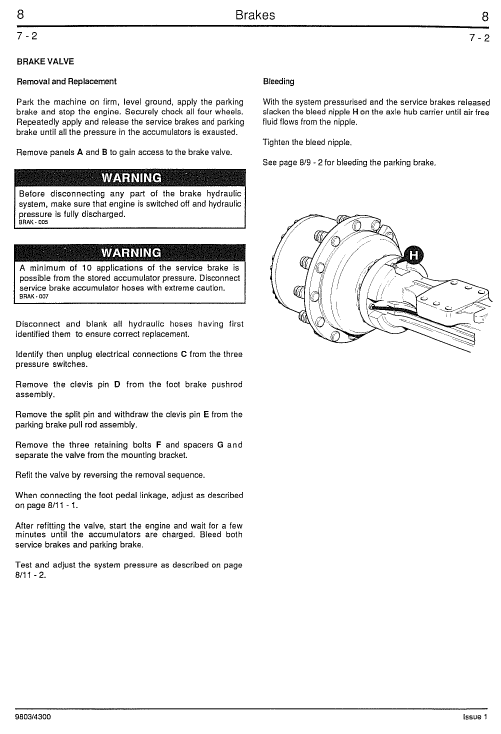JCB 435 Wheeled Loader Shovel Service Manual Workshop Guide