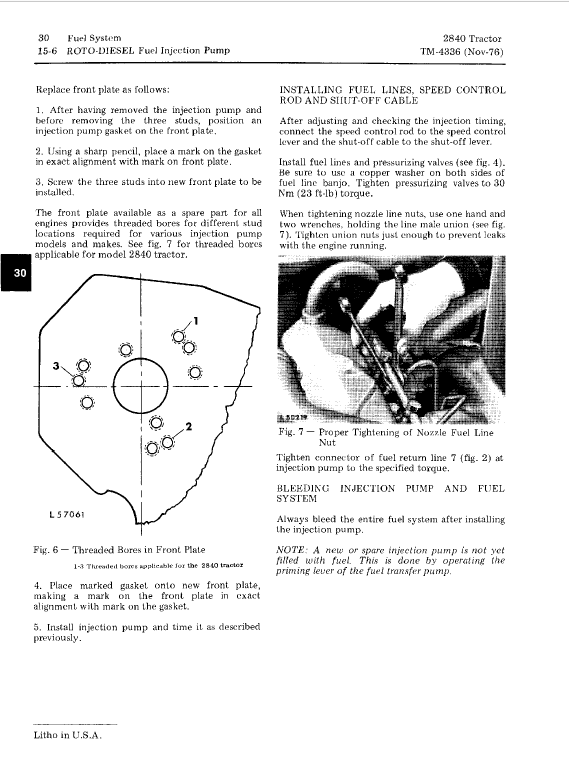 John Deere 2840 Tractor Repair Technical Manual Workshop Guide