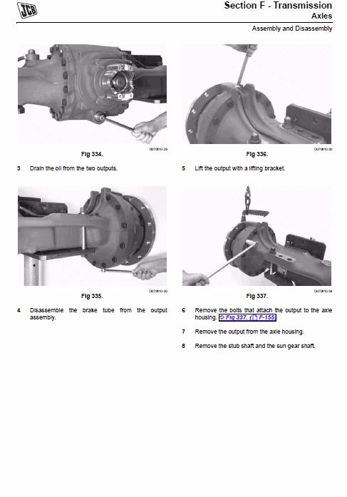 JCB 422ZX Wheeled Loader Shovel Service Manual Workshop Guide