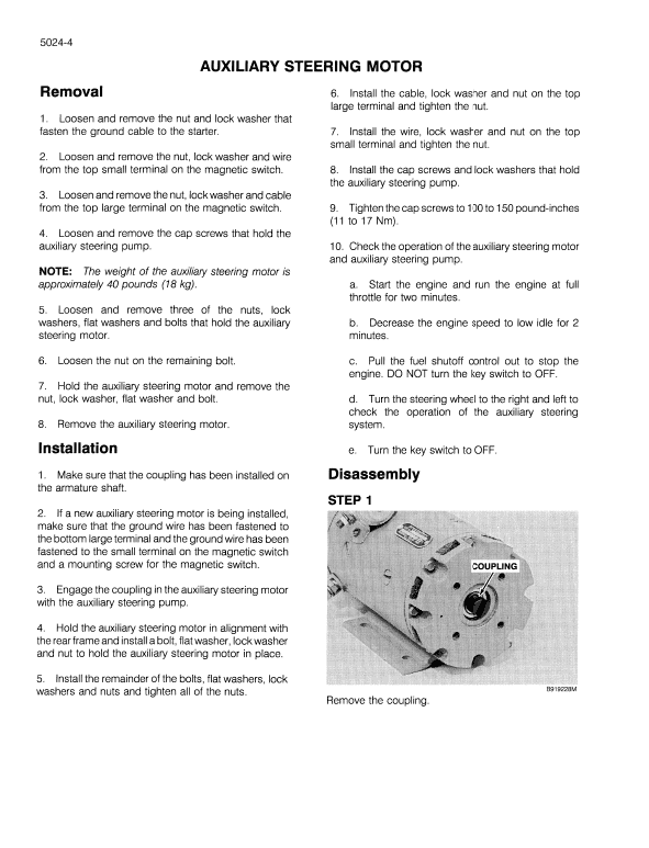Case W36 Loader Service Manual Workshop Guide