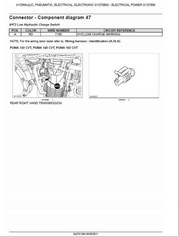 Case Puma 130, 145, 160 CVT Tractor Service Manual Workshop Guide