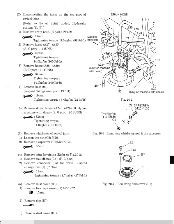 Kobelco SK115SR-1ES, SK135SRLC-1ES, SK135SRL-1ES Excavator Service Manual Workshop Guide