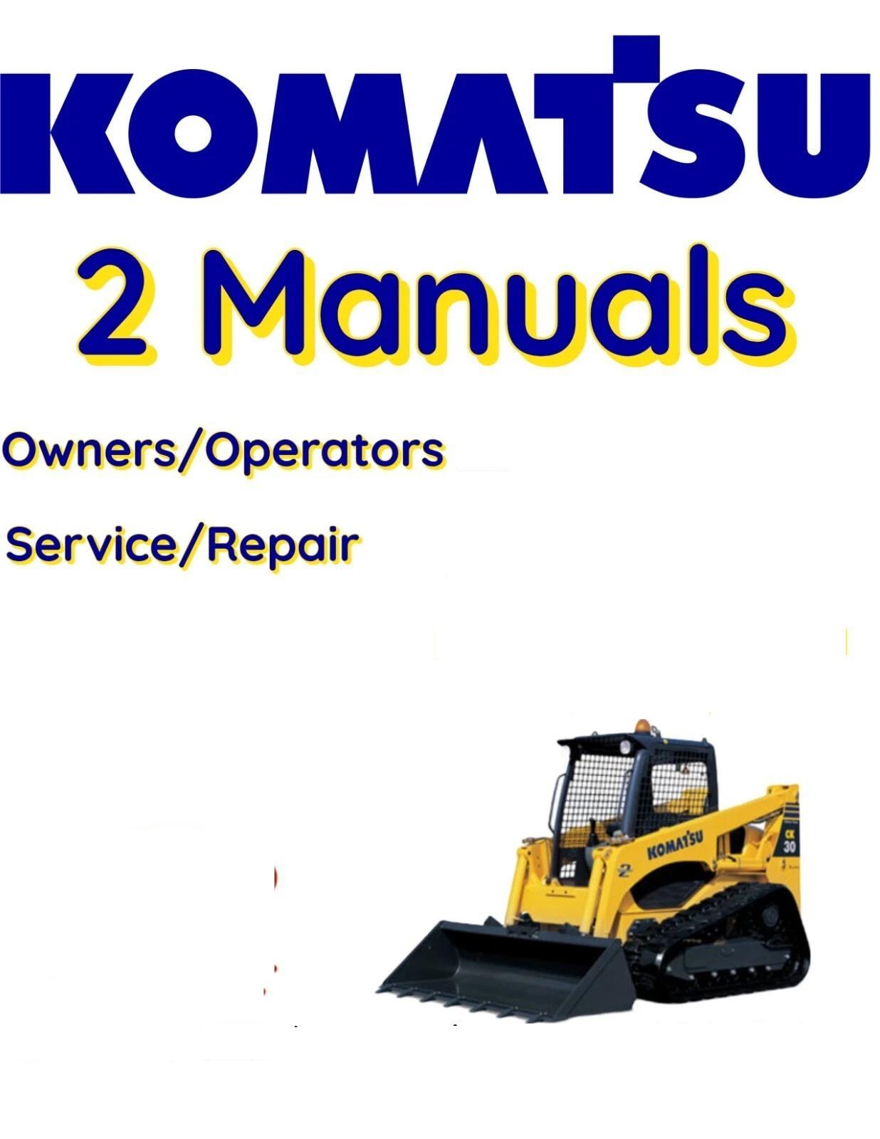 KOMATSU CK35-1 COMPACT TRACK LOADER OPERATORS SERVICE REPAIR MANUAL