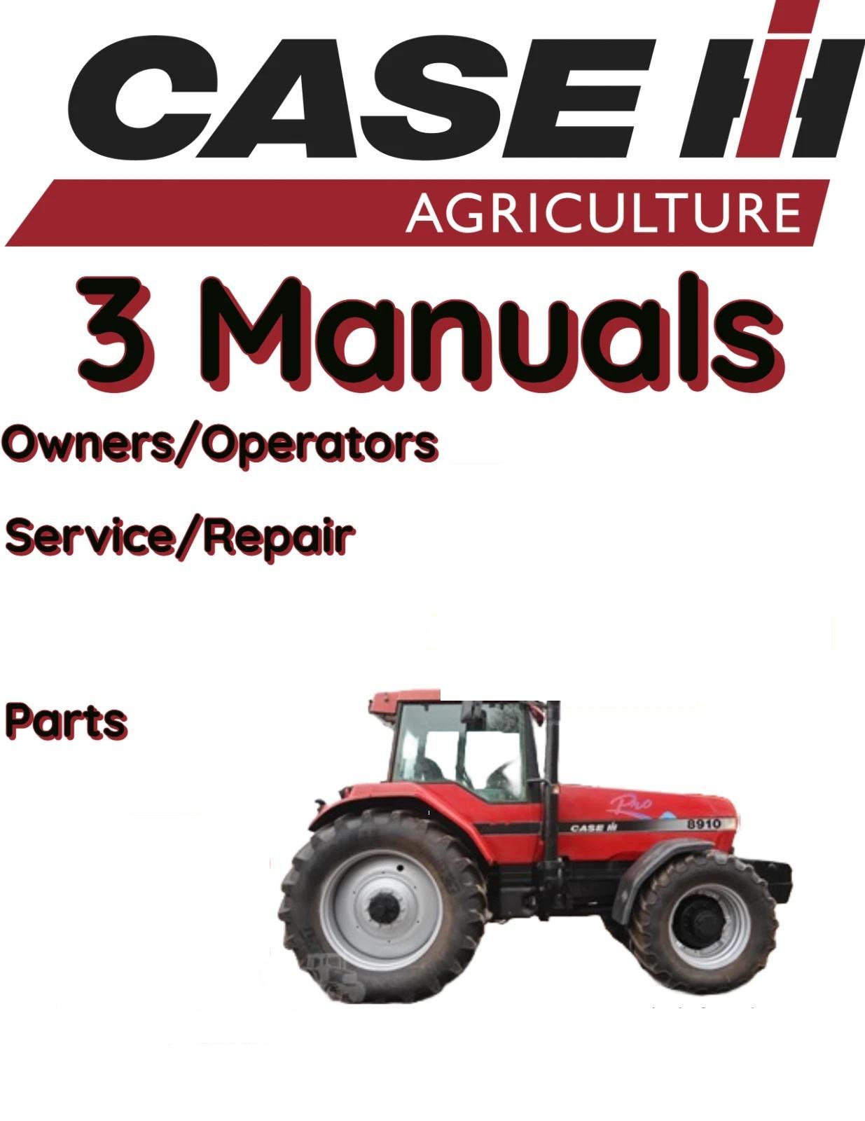 CASE IH 7220 TRACTOR MANUAL OPERATOR SERVICE PARTS SHOP REPAIR OWNERS
